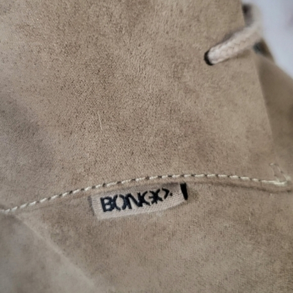 Bongo brand suede wedge boot Women's Size 6 M tan - Picture 3 of 10